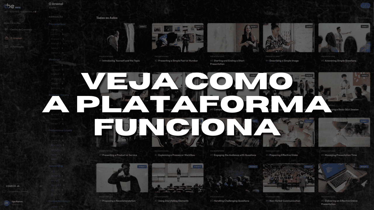 Luciano Vasques — Tour pela plataforma